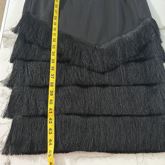NWT - L’Atiste black fringe and studded party dress - Picture 15 of 16